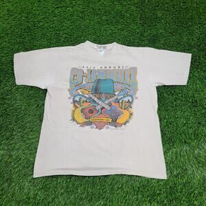 Vintage 1997 Country-Music Shirt Womens Large 21x26 White